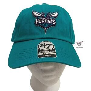 '47 Brand Franchise Men's Size L Charlotte Hornets Fitted NBA Hat Cap Brand New